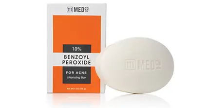 111MedCo 10% Benzoyl Peroxide Acne 4oz. Medicated Soap Bar